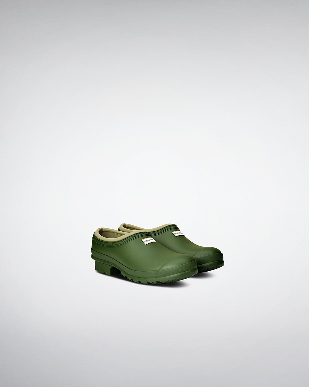 Clogs Heren - Hunter Gardener - Groen - 89DBKWSJI